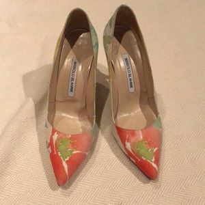 Floral print Manolo Blahnik 38